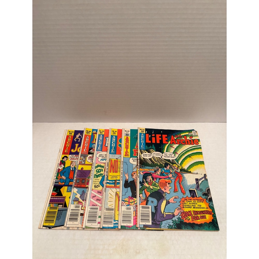 Vintage Archie Comics Lot of 6 Sabrina Josie Reggie Pals n Gals 1970s Bronze Age